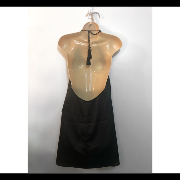 Windsor | Flowy Black Lace Halter Dress - Picture 5 of 5